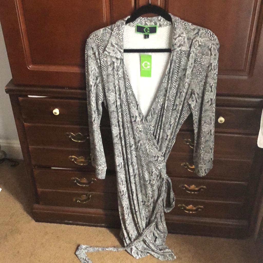 C Wonder Wrap Dress Large